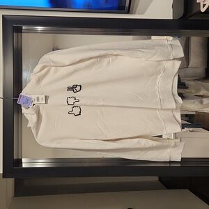 French Connection White Sweatshirt